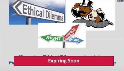 Managing Ethical Dilemmas Involving Financial Irregularities (Public Sector)