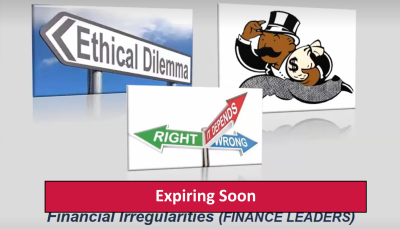 Managing Ethical Dilemmas Involving Financial Irregularities (Finance Leaders)