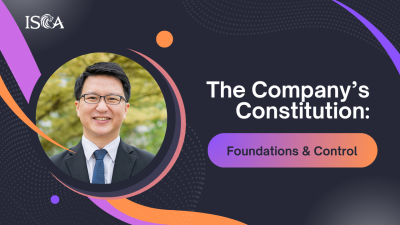 The Company’s Constitution: Foundations & Control