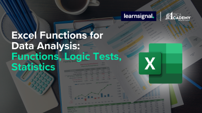 Spreadsheet & Statistical Functions in MS Excel